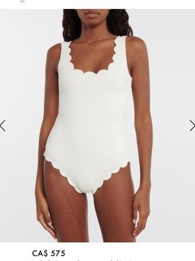 Marysia Swim Scalloped Palm Springs swimsuit size Medium